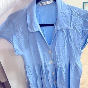 Blue Zara summer dress